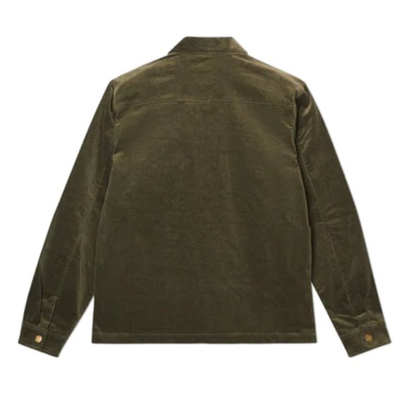 Wesc Nick jacket men's M women's L olive night green corduroy zip - Picture 2 of 10